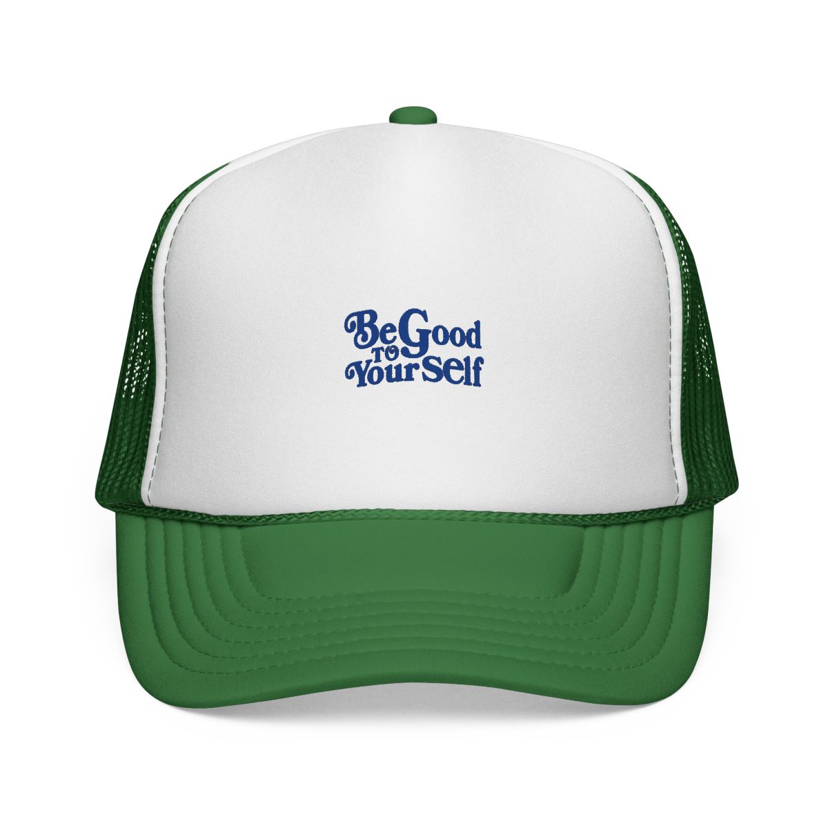 Be Good To Yourself Yellow Trucker Hat